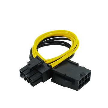 主板/顯卡專用8Pin電源線 CPU電源供電8P延長線 8P公對母延長線【宜家良品百貨】