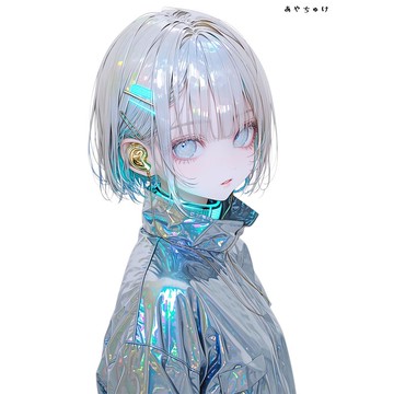 【5 月新品 3】07-124-0187 人物貼紙 賽博龐克風格