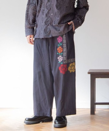 【熱門預購】格魯伊姆刺繡直筒男裝長褲 (二色) IDS-5331