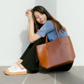 【光合系 官方直營】 英倫托特包 (四色) (肩背 斜背 側背 手提 禮物 手作 手工 皮革 復古 皮)