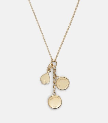FoundRae 18kt gold pendant necklace with diamonds