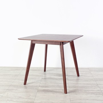 北歐復古 橡木實木 80X80 方形餐桌