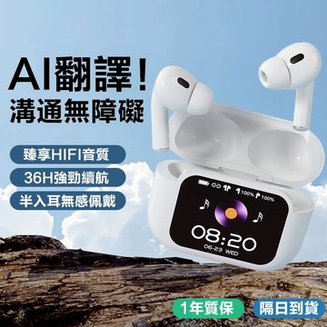現貨隔日達🔥藍牙翻譯耳機 ai智能同聲翻譯耳機 語音翻譯耳機 ANC主動降噪耳機 旅行翻譯耳機 商務耳機 藍芽耳機 耳機