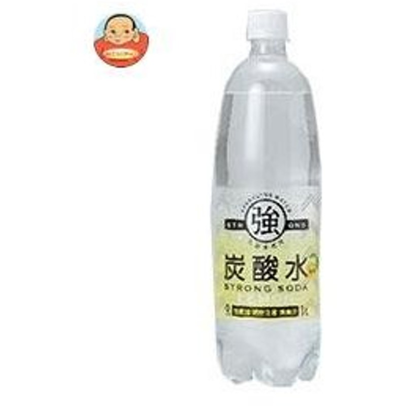 選択 送料無料 2ケースセット 友桝飲料 強炭酸水レモン 1Lペットボトル×15本入× 2ケース materialworldblog.com