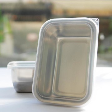 鄉技職人不鏽鋼食物調理保存盒 2件組