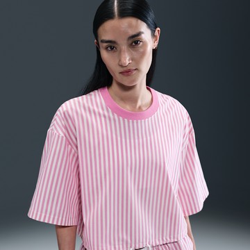 Nike Sportswear Chill Poplin Women's Striped Boxy Top