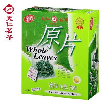 天仁茗茶 鮮綠茶原片袋茶茶包2.8gx40包