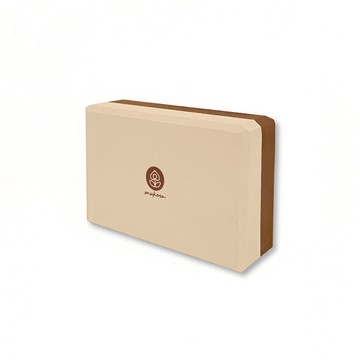 【預購】【新年特惠開跑】EVA瑜珈磚 - 杏底/LOGO款 (切角) - MUK-25422 (兩入組)