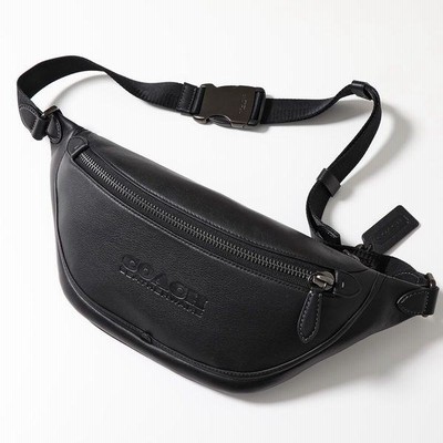 最適な価格 COACH＞コーチバッグ ベルトバッグ ブラックメンズボディ C2291 バッグ