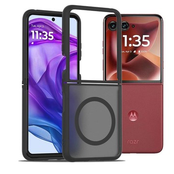 《台灣》韓國magsafe一體磁吸無線充 摩托羅拉MOTO Razr 70 60 50 40 Ultra 透色防摔手機殼