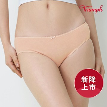 黛安芬-輕風自在 棉質中腰內褲 M-EEL 裸膚色