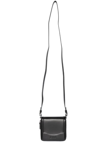 Lemaire - embossed-logo leather wallet - women - Calf Leather/Lamb Skin - One Size - Black