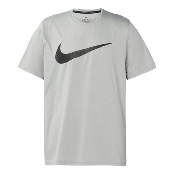 Nike Logo Printing Breathable Quick Dry Sports Short Sleeve Gray Black Blue