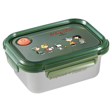 Corelle Brands 康寧餐具 Snapware SNOOPY 露營趣 不鏽鋼保鮮盒 820ml  1個