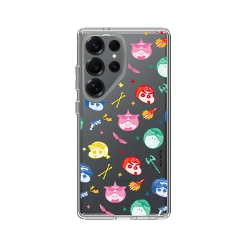 Galaxy S25 Ultra Clear 透明 - 蠟筆小新Ｘ超級戰隊 Crayon Shinchan x Power Rangers - 春日部防衛隊大頭款