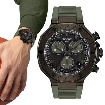 TISSOT天梭 官方授權 T-RACE 競速計時石英腕錶 新年禮物 推薦 送禮 45mm/T1414173706102