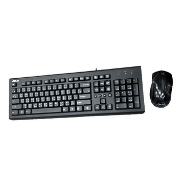 新品出清 公司貨 ASUS 華碩 U2000 USB 有線鍵盤滑鼠組 WINDOWS 10 適用 耐用 耐操
