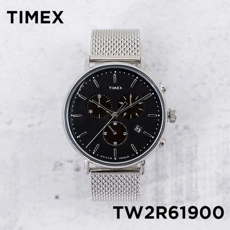 日本未発売 Timex タイメックス フェアフィールド クロノグラフ 41mm Tw2r 腕時計 時計 ブランド メンズ アナログ ブラック 黒 シルバー メッシュ 海外モ 通販 Lineポイント最大0 5 Get Lineショッピング