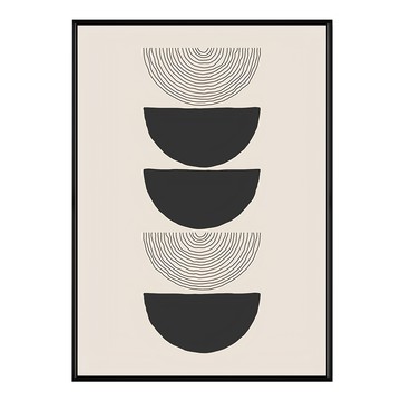 BOLUO GALLERY 菠蘿選畫所 螺旋圓舞曲I APGP3415B  40 x 30cm  黑色