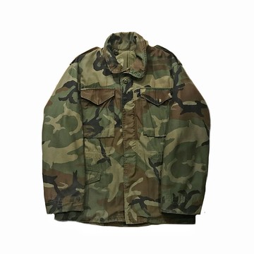 80s Vintage US Army M65 Woodland Camo Field Jacket 美軍迷彩