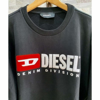 DIESEL ディーゼル トレーナー メンズ ロゴ刺繍 プリント
