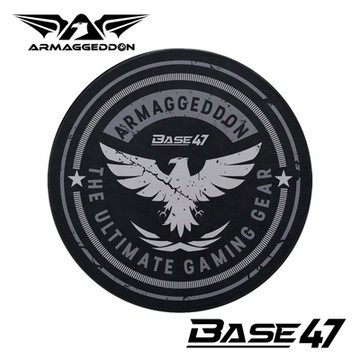 ARMAGGEDDON-BASE-47 電競地墊_ BADGE Black / 闇黑徽章
