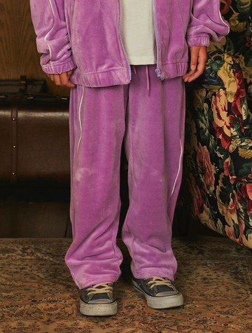 絲絨褲_紫羅蘭色