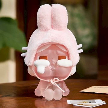 泡泡瑪特 POP MART CRYBABY  CRYING AGAIN 眼淚工廠系列 毛絨吸管杯 (哭哭兔)