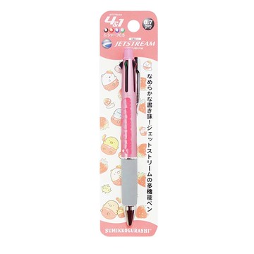 Uni三菱 角落生物-小夥伴 0.7多機能筆-粉