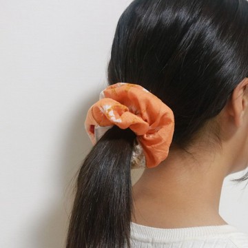 大號髮圈, 有松絞染, 獨一無二手工髮飾
