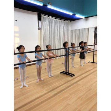 雙層舞蹈機構杠把桿跳舞壓腿桿家用兒童練功架子移動式運動健身房