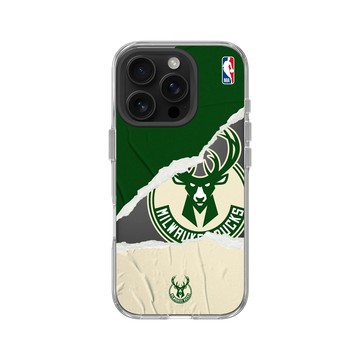 iPhone 16 Pro Clear 透明 - NBA - 熱血系列-密爾瓦基公鹿 Milwaukee Bucks - Sweat and Tears