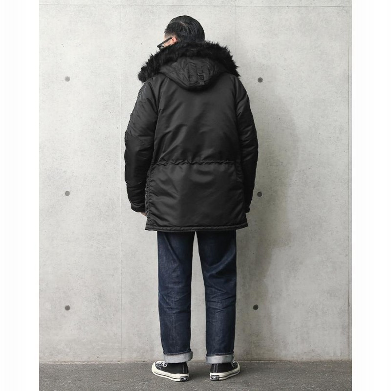 ALPHA アルファ N-3Bフライトジャケット JAPAN FIT ブラック