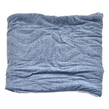 DPILLOW 抗敏棉柔針織旅行枕巾 長效全防護 3in1  (51x76cm)  灰藍色  20/x30/ (51x76cm)  1個