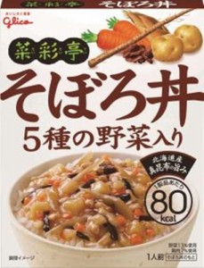 グリコ 菜彩亭 そぼろ丼１４０ｇ ×10