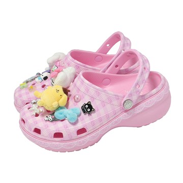 [ACS] Crocs 洞洞鞋 Hello Kitty Platform 女鞋 雲朵克駱格 三麗鷗聯名 21268390H