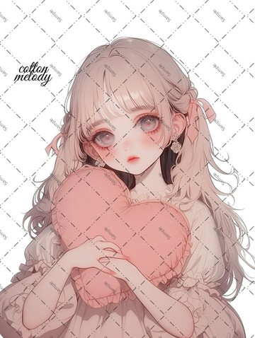 original sticker no.H5 人物貼紙 原創貼紙 原創人物貼紙 裝飾貼紙 cotton melody