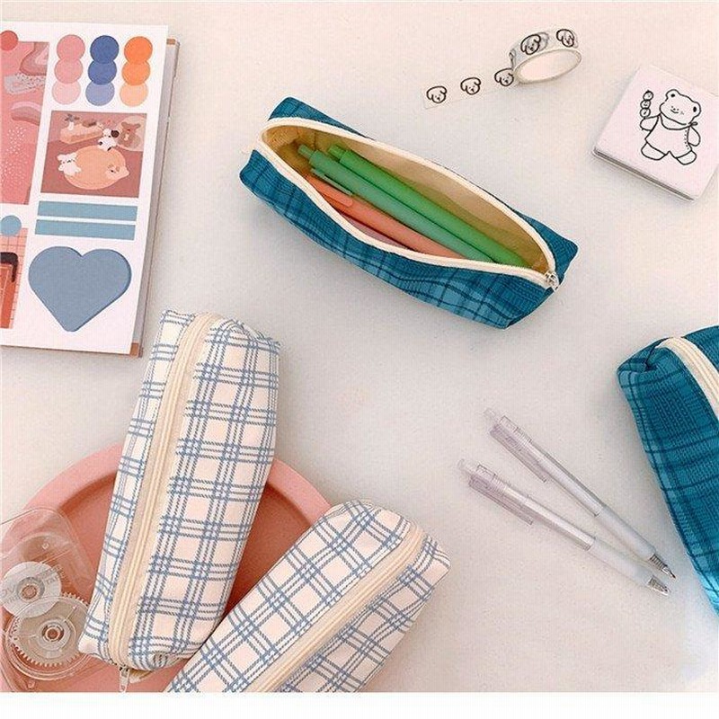 ペンケース 筆箱 大容量 チェック柄 かわいい シンプル 筆 筆ポーチ 小物入れ おしゃれ ファスナー 女子 男子 オフィス 中学生 高校生 人気 ペン ケース 通販 Lineポイント最大0 5 Get Lineショッピング