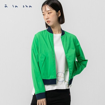 a la sha  設計短版休閒外套