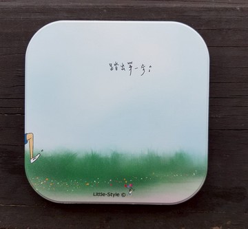 吸水杯墊-踏出第一步