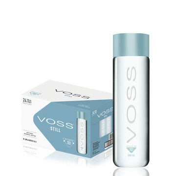 Voss 【挪威】輕盈天然礦泉水PET瓶(500mlx24)