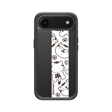 iPhone Air Mod NX -邊框背蓋組合 (相機按鈕) 黑 - VITA VITA．塔仔是隻貓 - 黑黑白白的