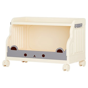 橡合杉 可移動儲物架  奶油白  1個