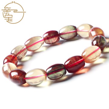 來自西藏凈土的長石新貴安德森長石情侶手鏈  凈水級日光石手串女