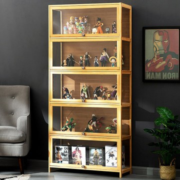 台灣公司貨 免運 可開票 手辦展示柜樂高亞克力展示架陳列柜子煙柜非玻璃模型玩具置物貨架