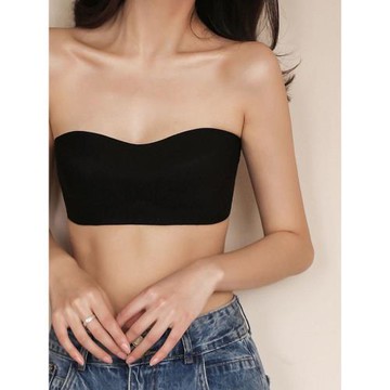 (免運)貼身日記一片式無痕防走光防滑抹胸式無肩帶文胸無鋼圈聚攏內衣薄