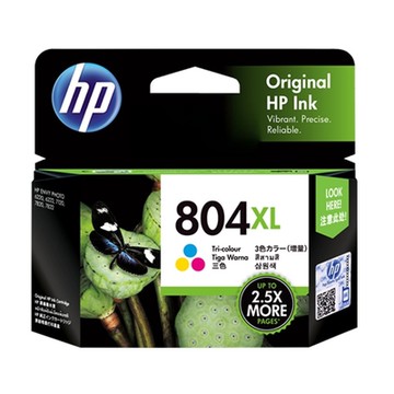 HP T6N11AA 原廠彩色高容量墨水匣 NO:804XL