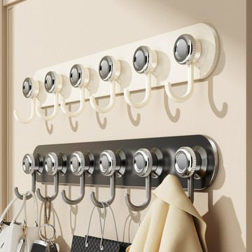 免運 浴室用品 吸盤貼免打孔掛鉤承重衛生間毛巾架門后掛衣架臥室入戶門衣門上工廠現貨直銷 售後保障 全館免運 5h1225