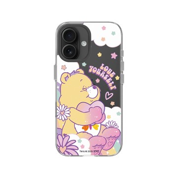 iPhone 16 Clear Case（相機按鈕） 透明 - Care Bears - Love Yourself
