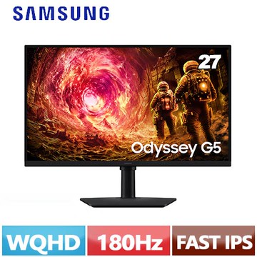 SAMSUNG三星 27型 Odyssey G5 平面電競顯示器 S27FG502EC